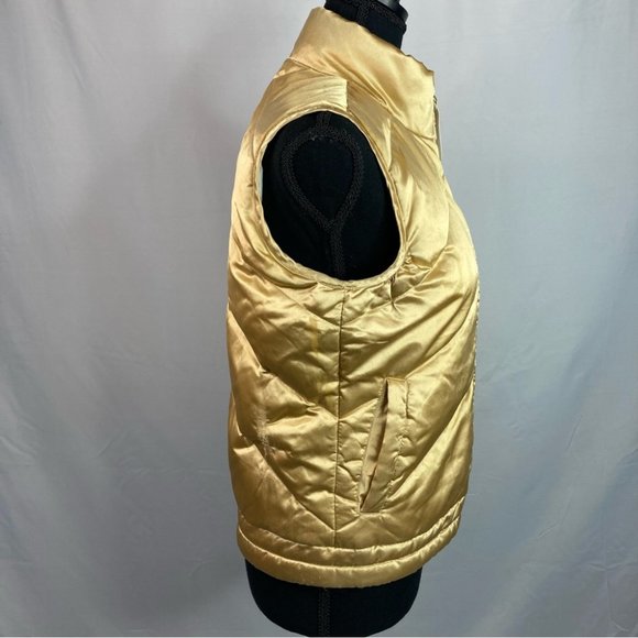 Vintage 00's Gold BeBe Puffer Vest - Picture 2 of 8